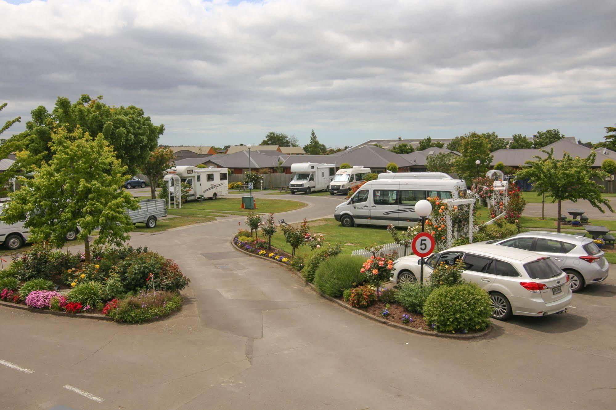Amber Kiwi Holiday Park&Motels Christchurch Buitenkant foto
