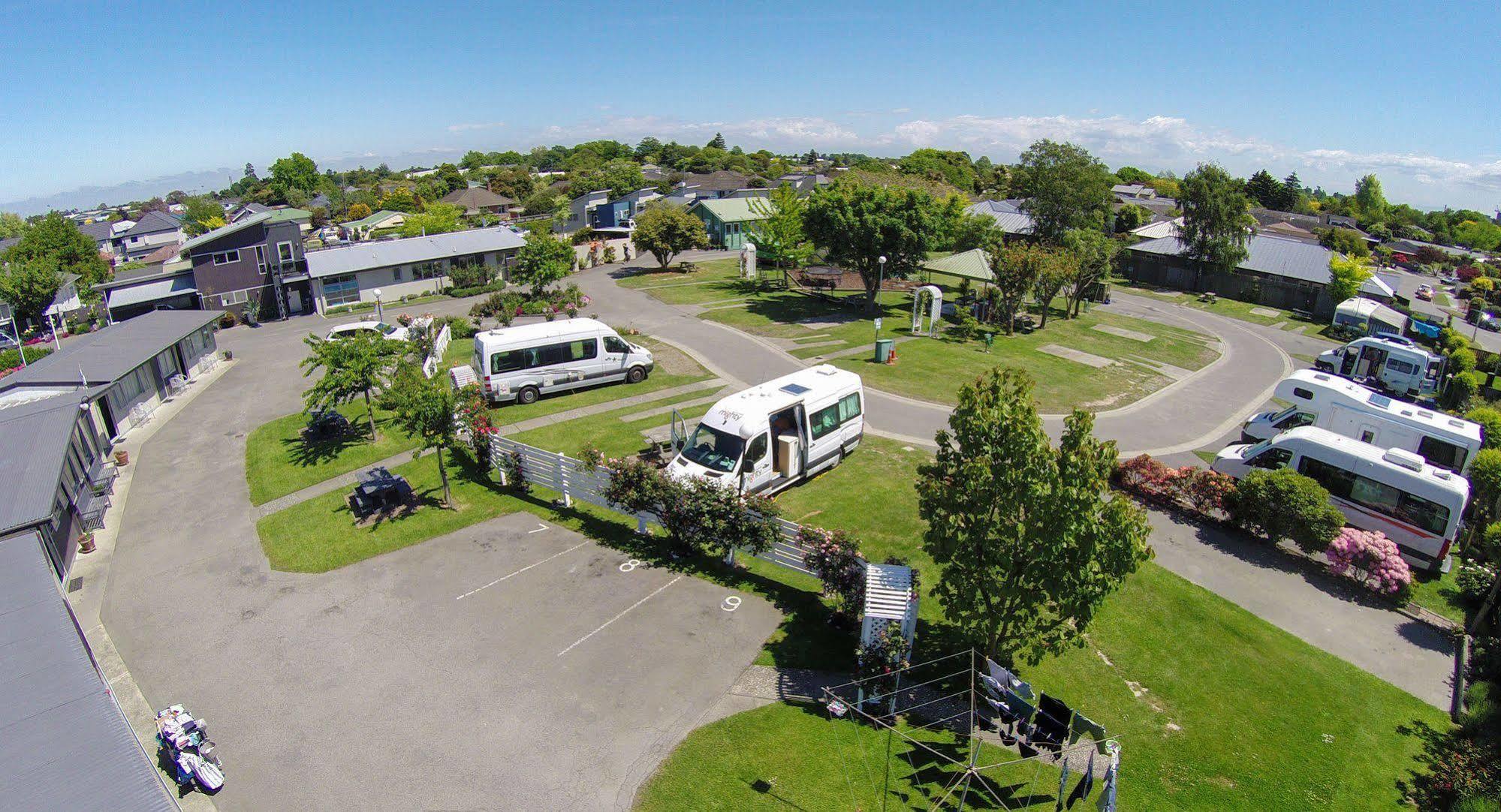 Amber Kiwi Holiday Park&Motels Christchurch Buitenkant foto